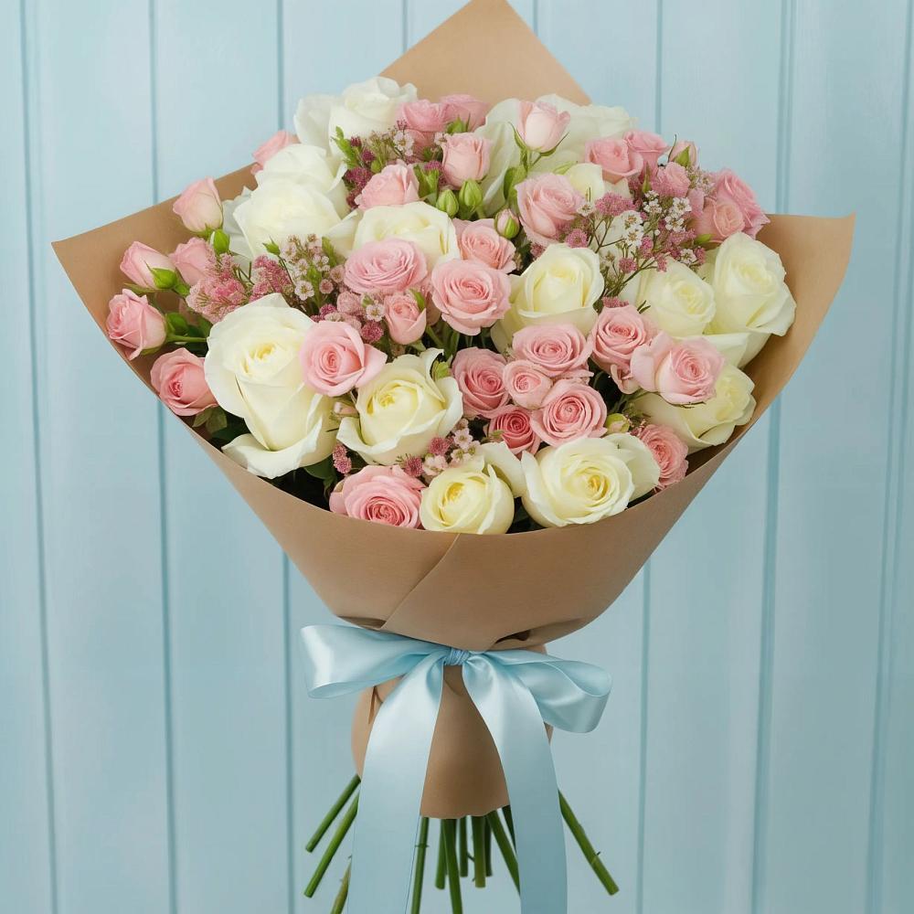 Букет цветов из: Розы в Этоке