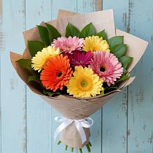 Букет цветов из:  Герберы #REPLACE_PRED# Этоке