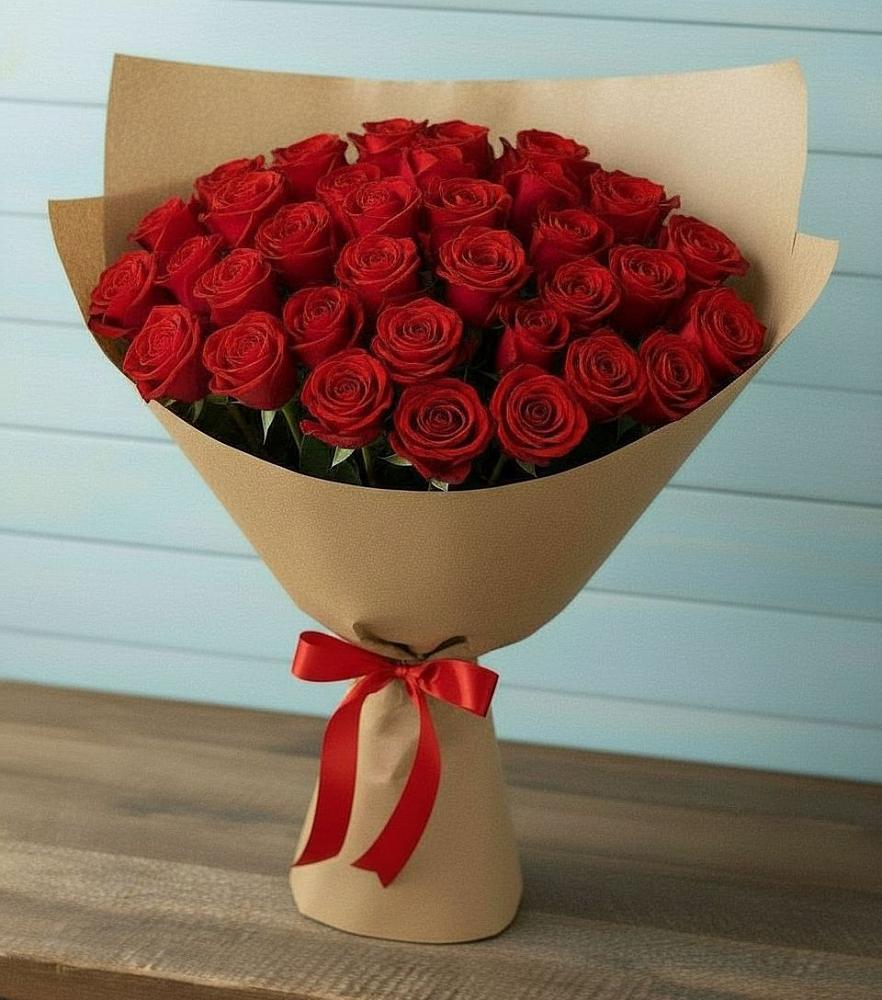 Букет Красные розы Милано в Этоке