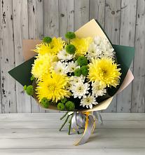 Букет цветов из:  Хризантемы #REPLACE_PRED# Этоке