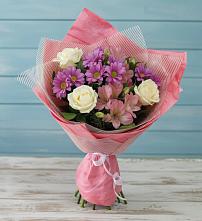 Букет цветов из:  Герберы #REPLACE_PRED# Этоке