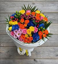 Букет цветов из:  Розы и Хризантемы в Этоке