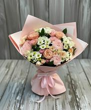 Букет цветов из:  Гвоздики, Розы и Хризантемы в Этоке