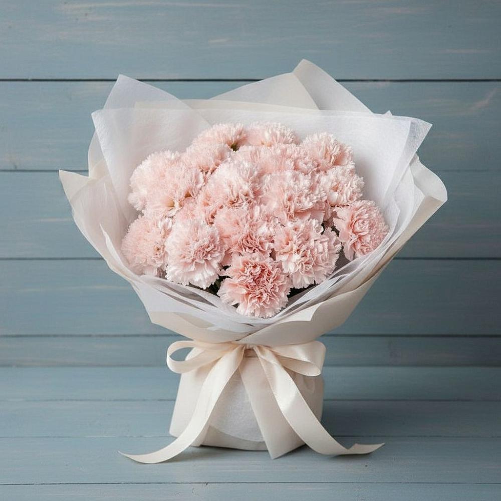 Букет цветов из: Гвоздики в Этоке